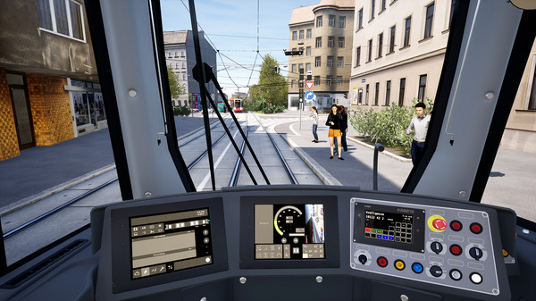 Screenshot z TramSim Vienna