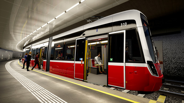 Screenshot z TramSim Vienna