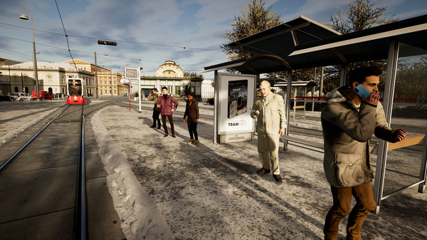 Screenshot z TramSim Vienna