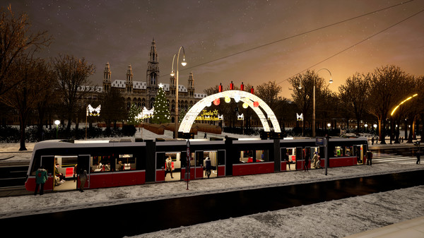 Screenshot z TramSim Vienna