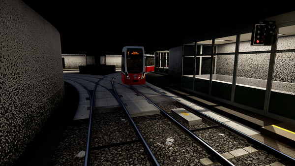Screenshot z TramSim Vienna