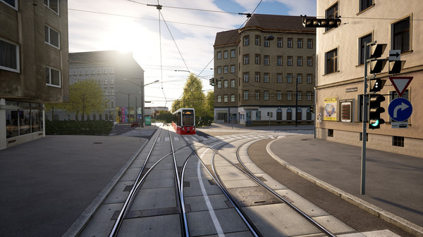 Screenshot z TramSim Vienna