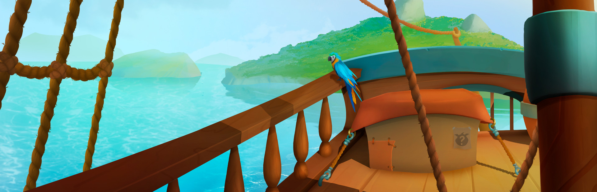 Adventure mosaics. Small Islanders