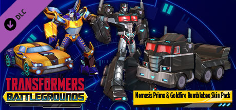 TRANSFORMERS: BATTLEGROUNDS - Nemesis Prime & Goldfire Bumblebee Skin Pack banner image