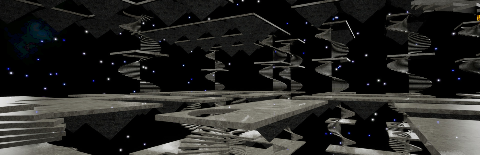3d Maze In Space