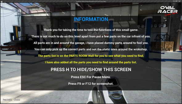 Oval RaceCar Builder screenshot 1