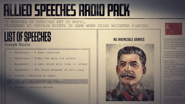 Music - Hearts of Iron IV: Allied Speeches Pack