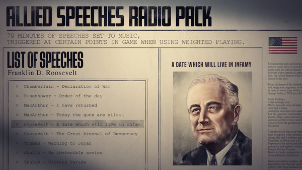 Music - Hearts of Iron IV: Allied Speeches Pack