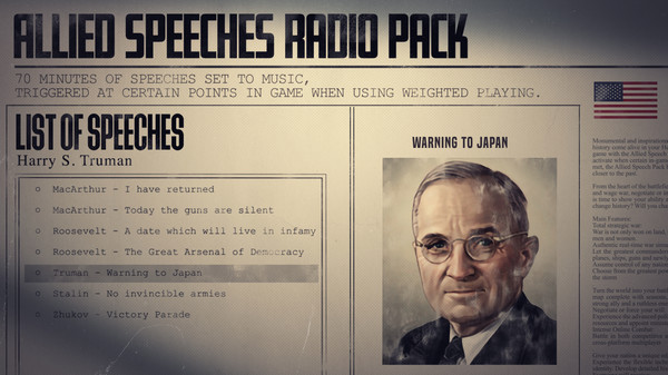 Hearts of Iron IV - Allied Speeches Pack (DLC) screenshot 7