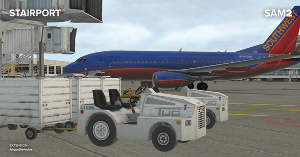 X-Plane 11 - Add-on: SAM AirportVehicles