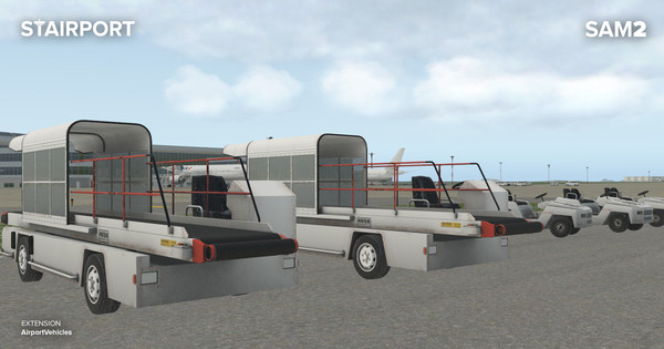 X-Plane 11 - Add-on: SAM AirportVehicles