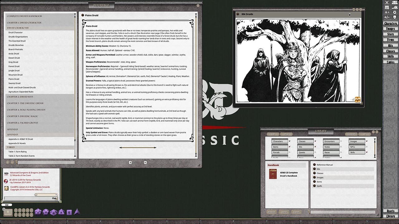 Fantasy Grounds - D&D Classics: Complete Druid's Handbook screenshot 1