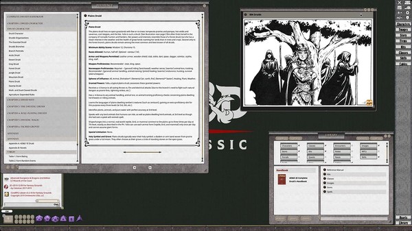 Fantasy Grounds - D&D Classics: Complete Druid's Handbook