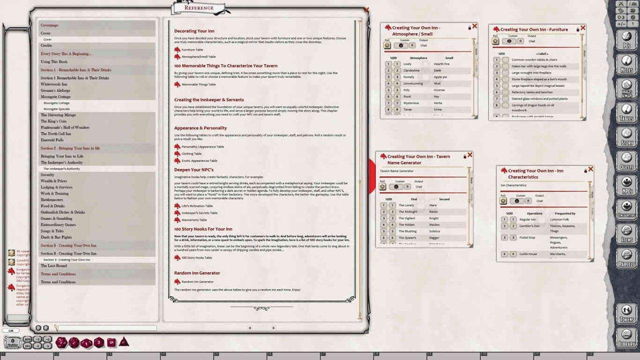 Fantasy Grounds - Remarkable Inns & Their Drinks Featured Screenshot #1