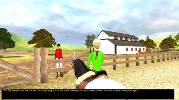 Screenshot z Rider's World: I Want To Ride!
