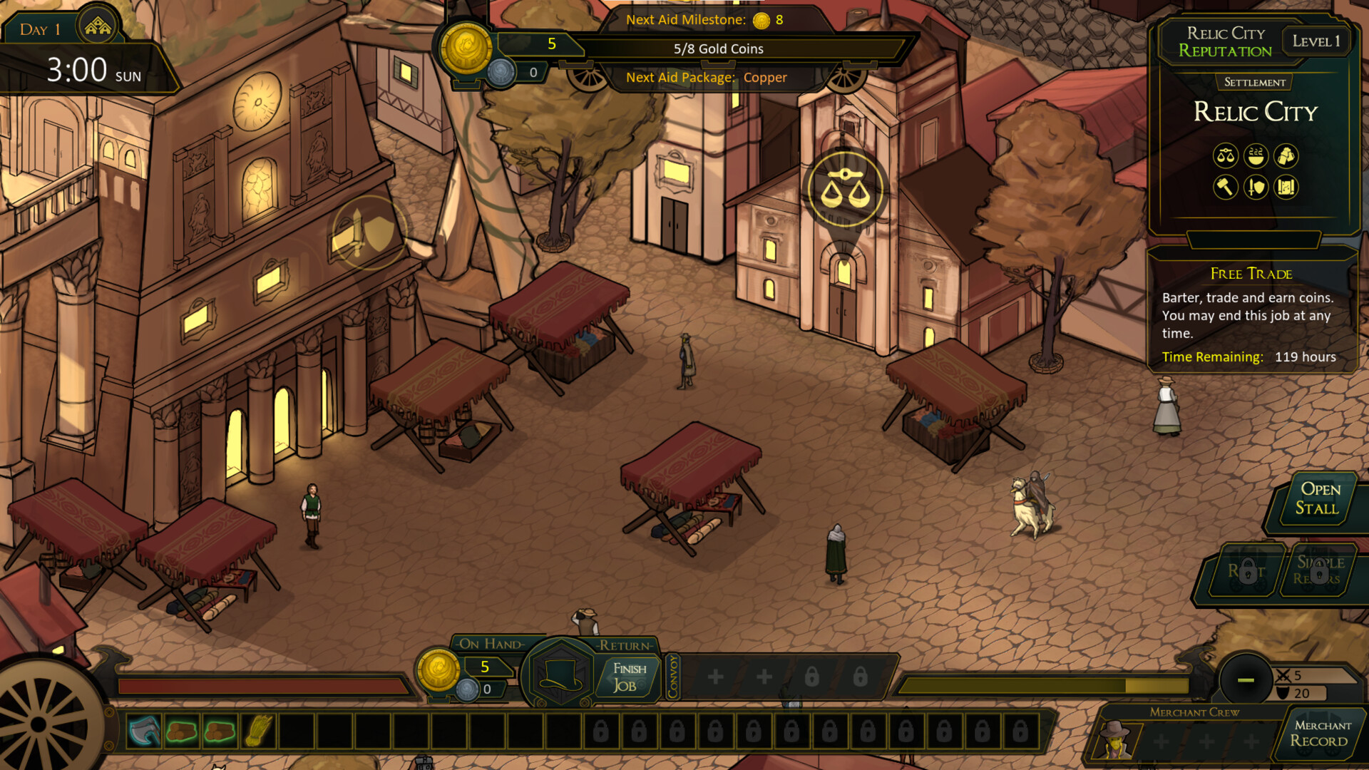 Ten Thousand Coins: The Golden Merchant Demo Featured Screenshot #1