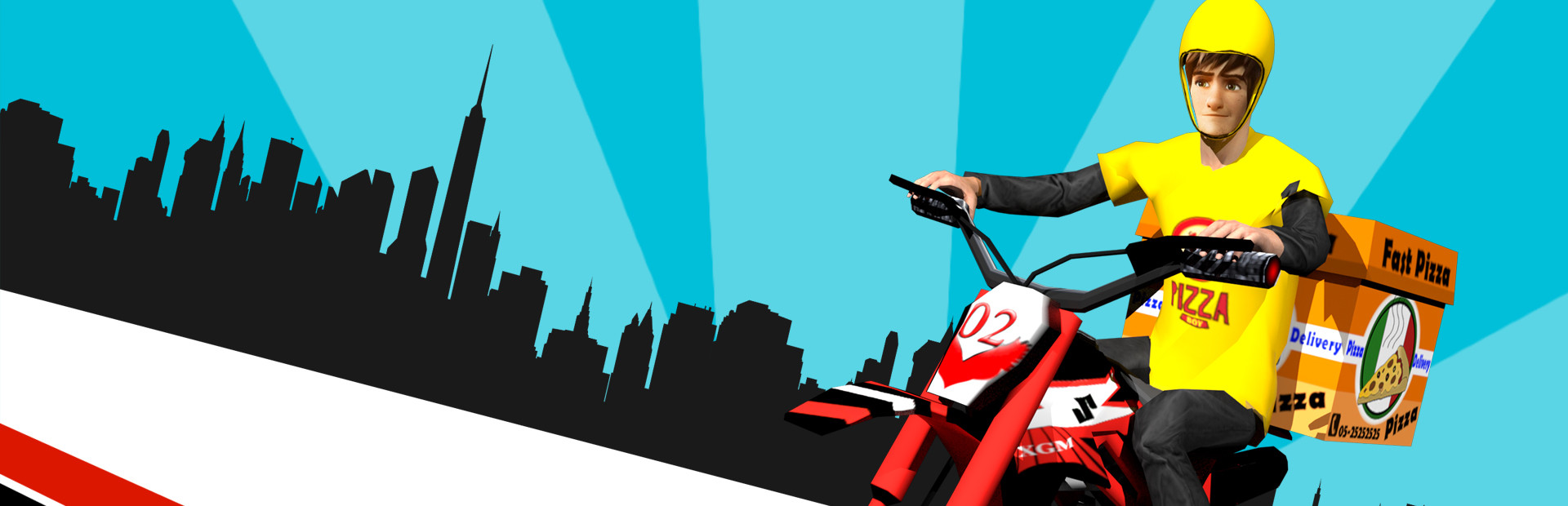 Pizza Bike Rider