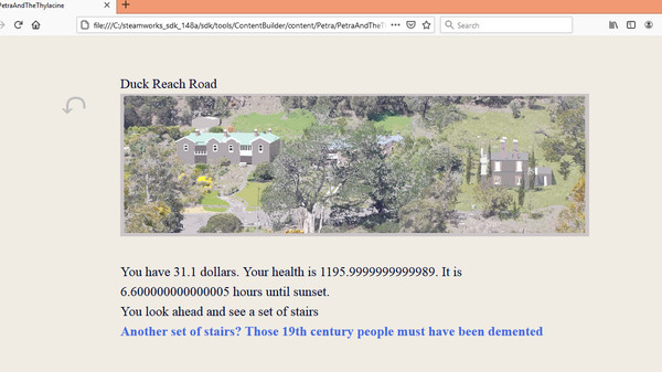 Screenshot z PetraAndTheThylacine.html