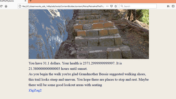 Screenshot z PetraAndTheThylacine.html