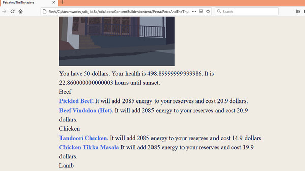 Screenshot z PetraAndTheThylacine.html