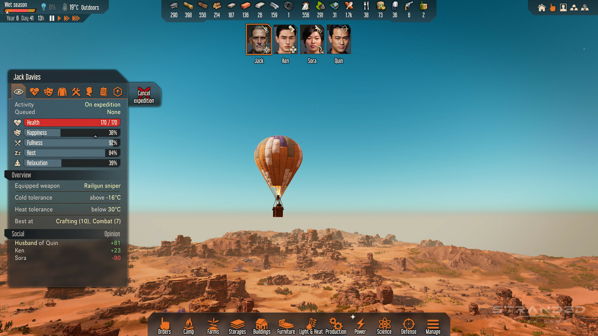 screenshot of Stranded: Alien Dawn 1