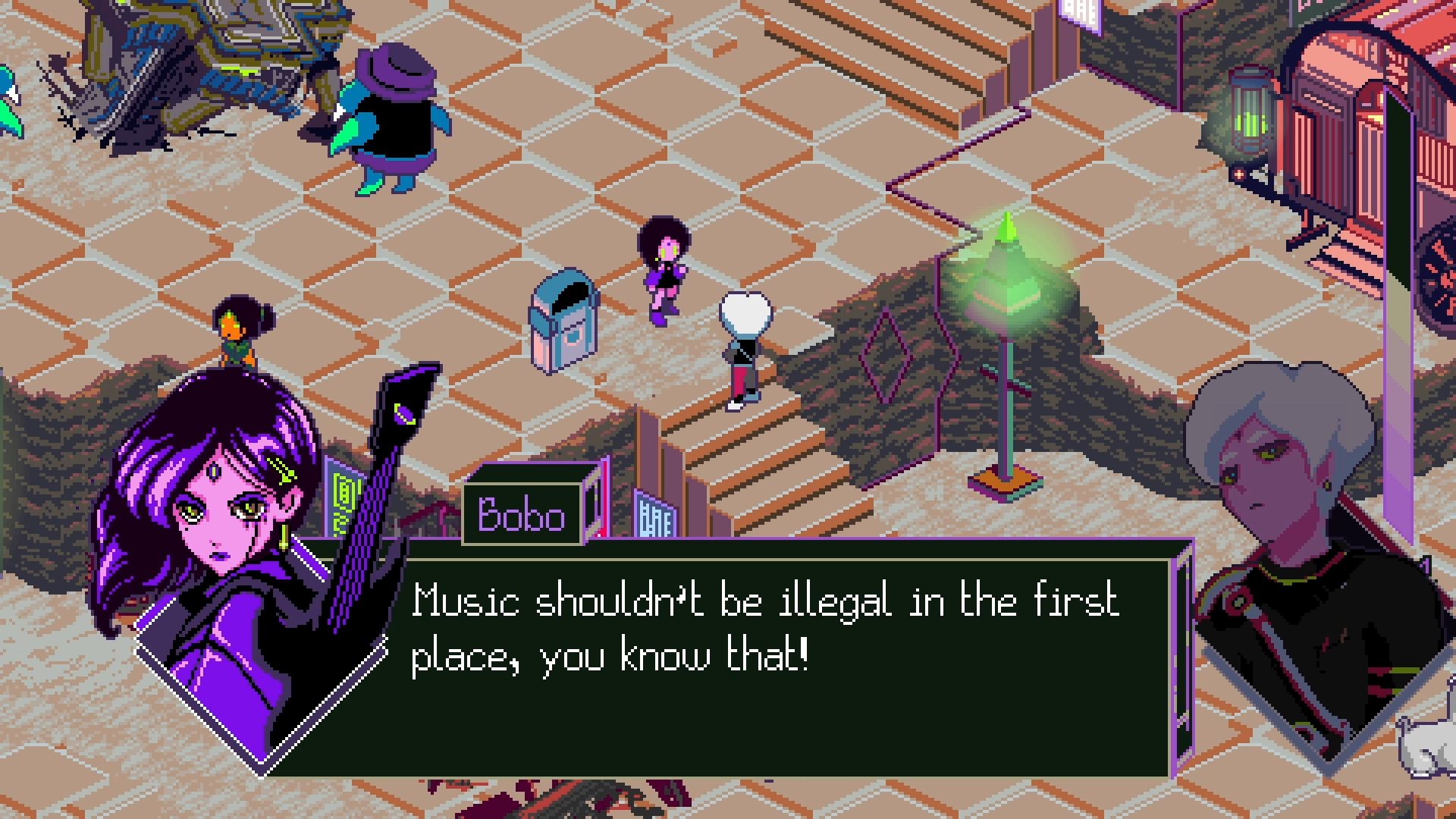 Keylocker | Turn Based Cyberpunk Action screenshot 1