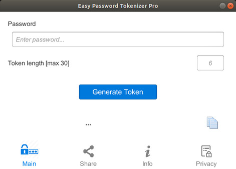 Screenshot z Easy Password Tokenizer Pro Screenshot z Easy Password Tokenizer Pro