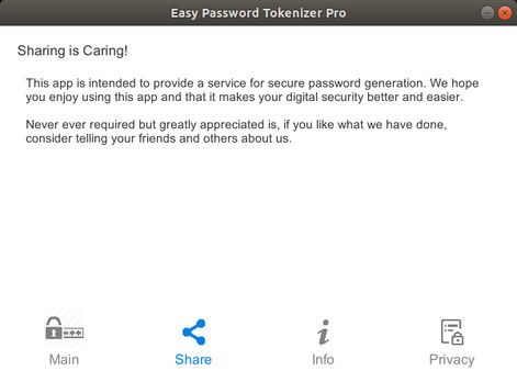Screenshot z Easy Password Tokenizer Pro Screenshot z Easy Password Tokenizer Pro