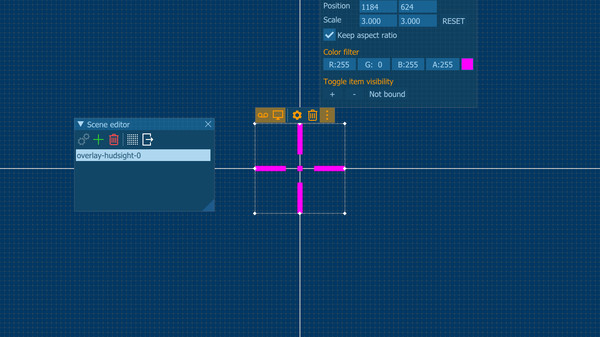 PlayClaw 7 - Custom Crosshair Overlay