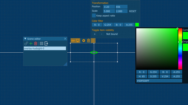 PlayClaw 7 - Custom Crosshair Overlay
