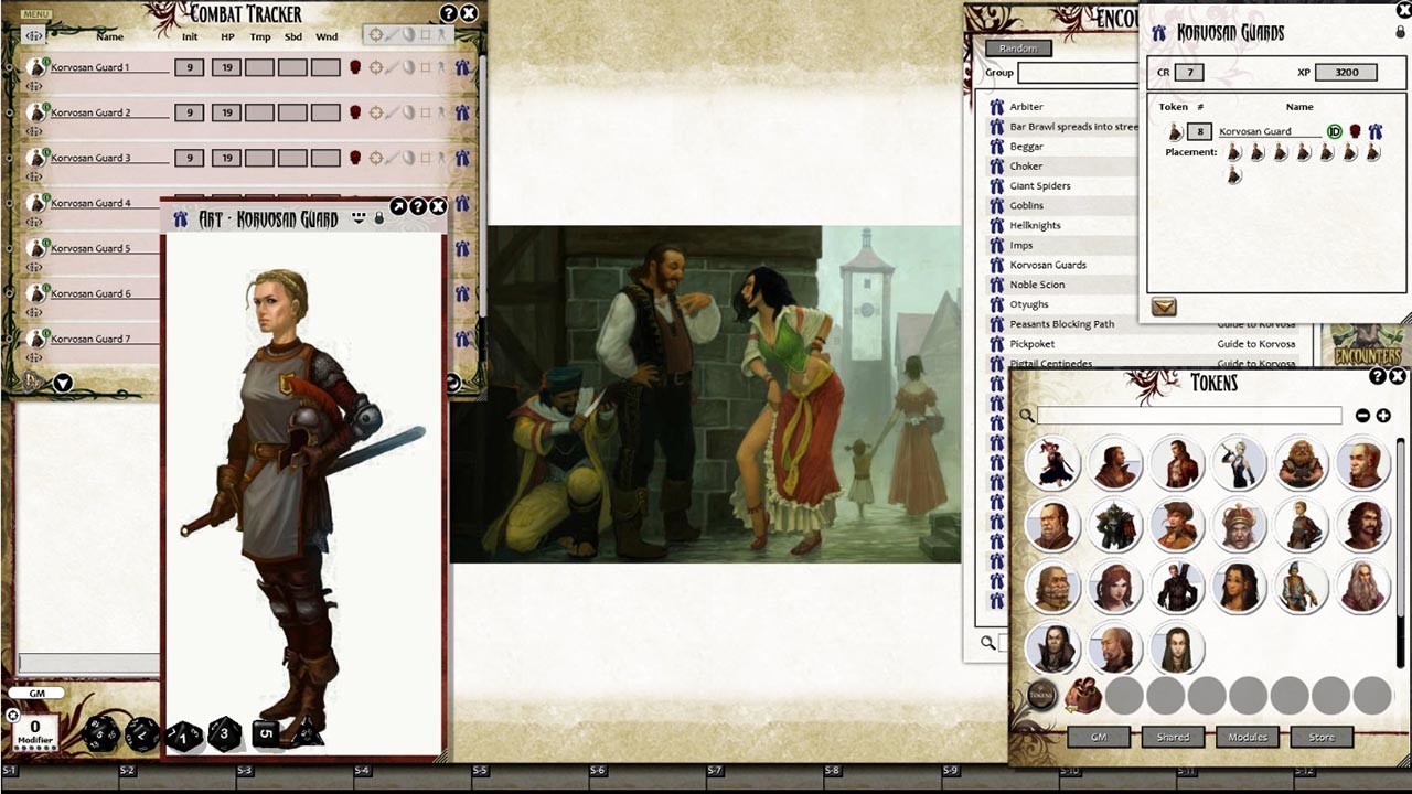 Fantasy Grounds - Pathfinder Chronicles: Guide to Korvosaのスクリーンショット 1