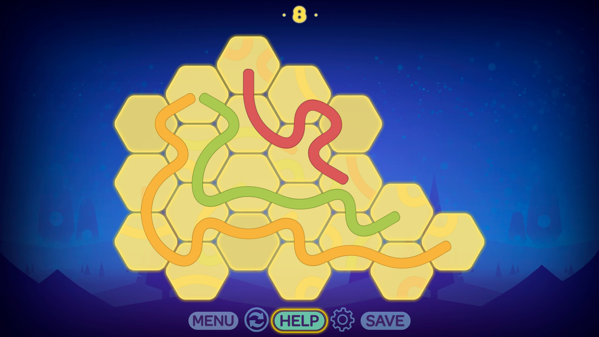 Puzzle - LINES AND KNOTS 3 screenshot #3