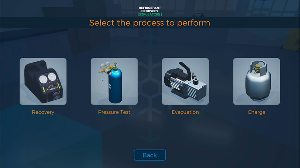 Refrigerant Recovery Simulation screenshot 2
