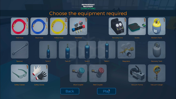 Refrigerant Recovery Simulation screenshot 5