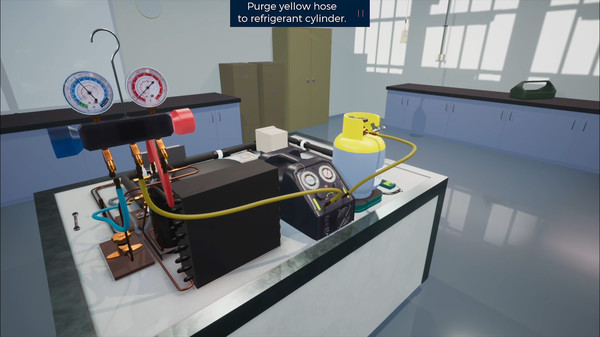 Refrigerant Recovery Simulation screenshot 1