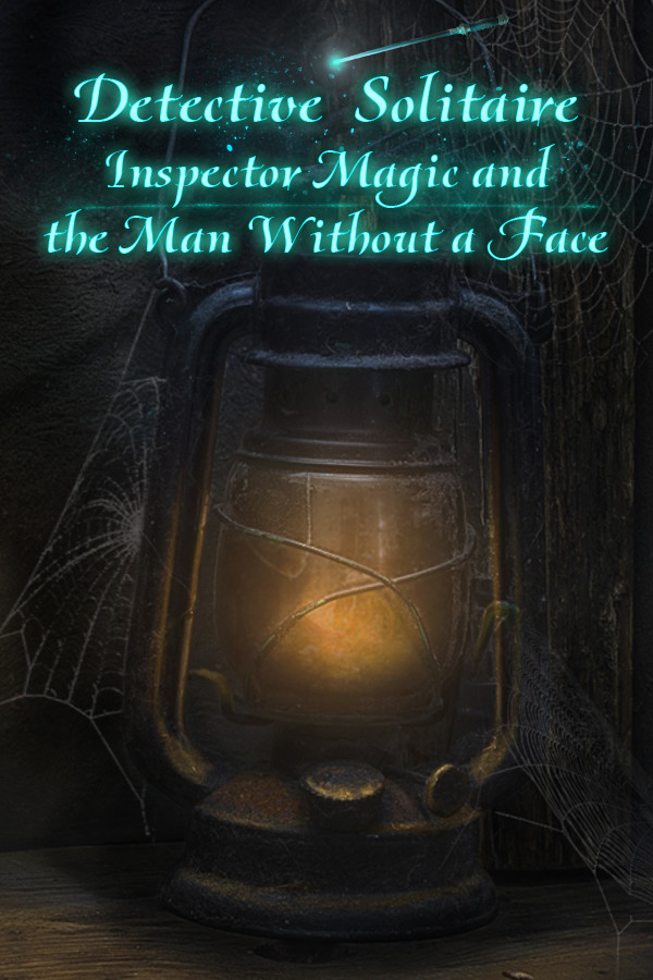 Capa de Detective Solitaire Inspector Magic and the Man Without Face