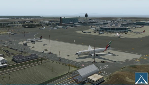 X-Plane 11 - Add-on: Globall Art - CYVR - Vancouver International Airport — скриншот 11