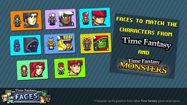 RPG Maker MV - Time Fantasy Faces