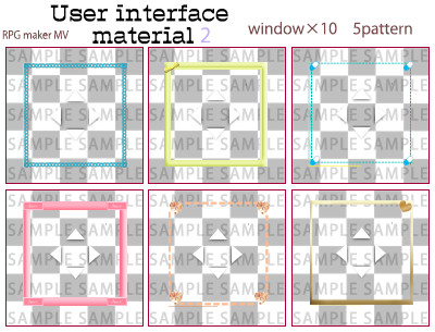 RPG Maker MV - User Interface Material 2