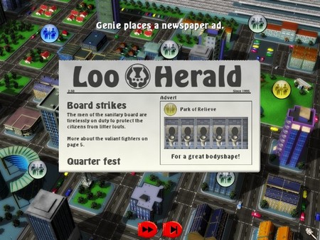 Screenshot z Klomanager - Hochgewürgt