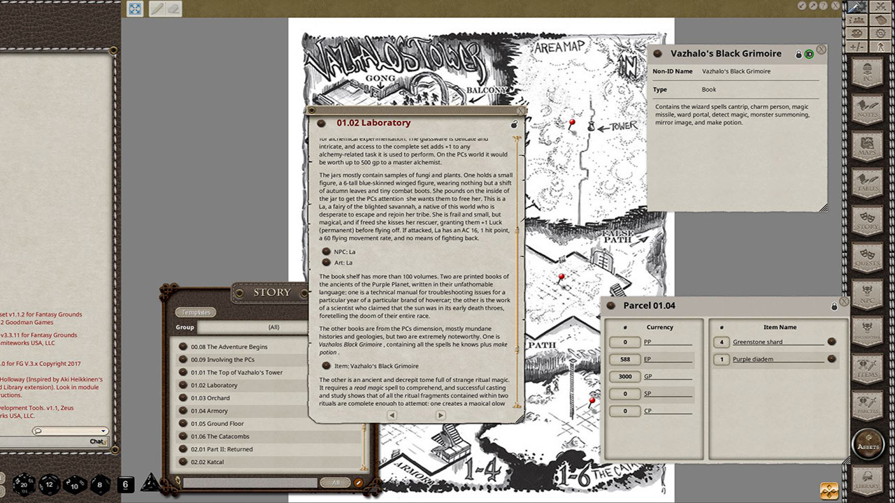 Fantasy Grounds - Dungeon Crawl Classics #94: Neon Knights Featured Screenshot #1
