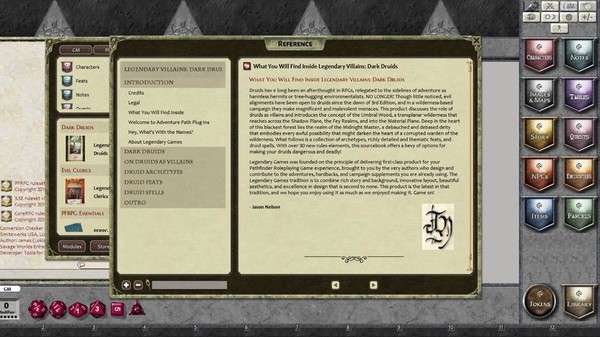 Fantasy Grounds - Legendary Villains: Dark Druids