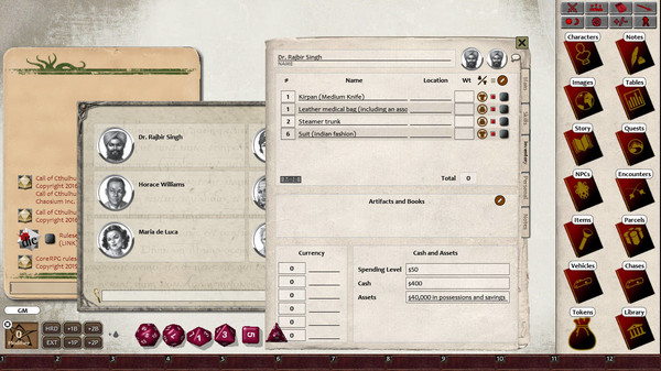 Fantasy Grounds - The Shadow Over Providence