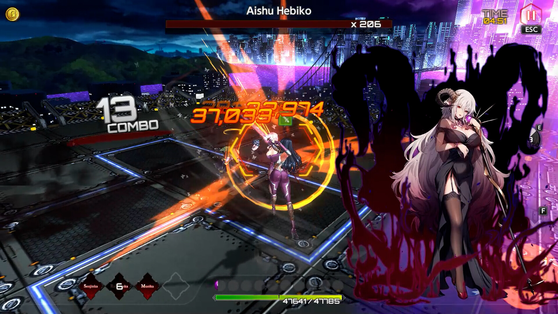 Screenshot of Action Taimanin