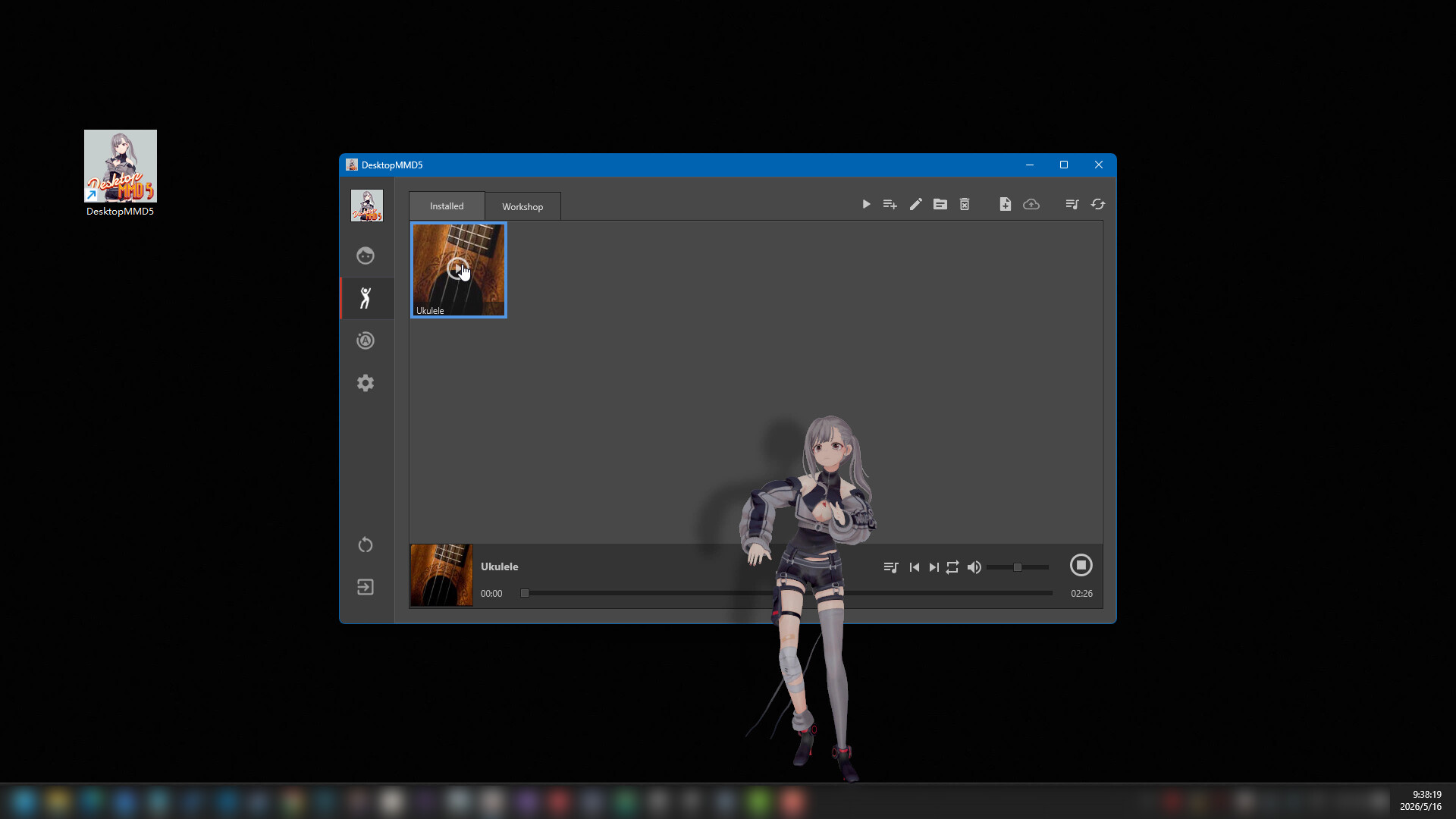 DesktopMMD5 screenshot 3