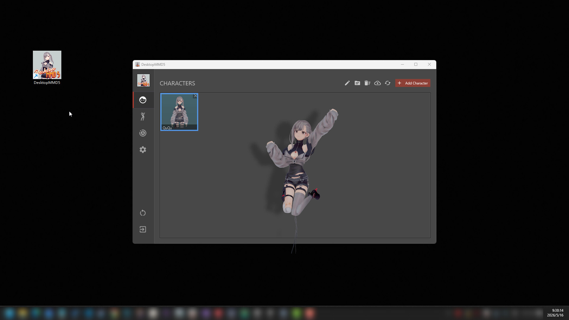 DesktopMMD5 screenshot 1