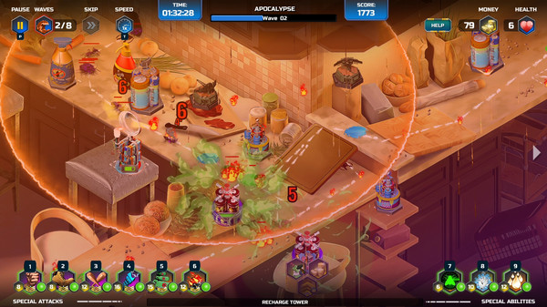 Screenshot z Bugvasion TD Screenshot z Bugvasion TD