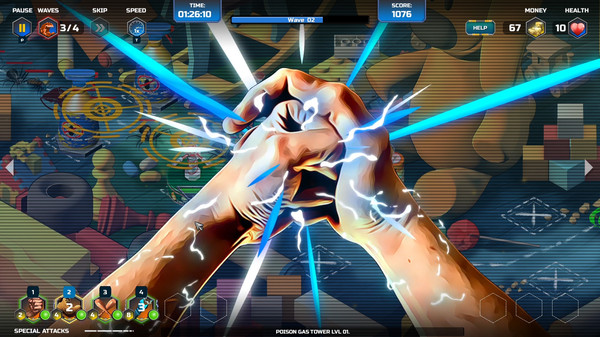 Screenshot z Bugvasion TD Screenshot z Bugvasion TD