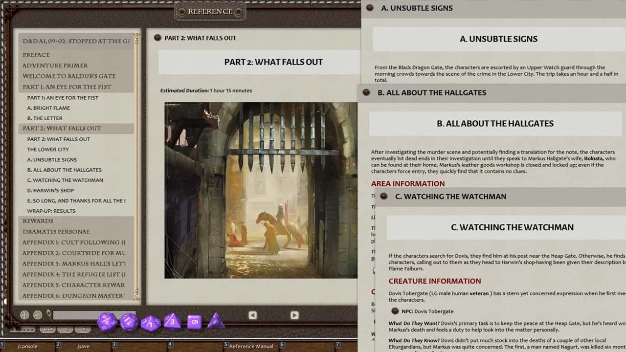 Fantasy Grounds - D&D Adventurers League 09-02 Stopped at the Gate Featured Screenshot #1