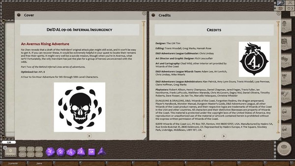Fantasy Grounds - D&D Adventurer's League 09-06 Infernal Insurgency